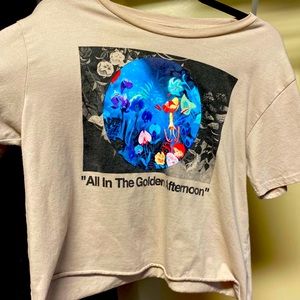 Cute Disney Alice in Wonderland cropped t-shirt
